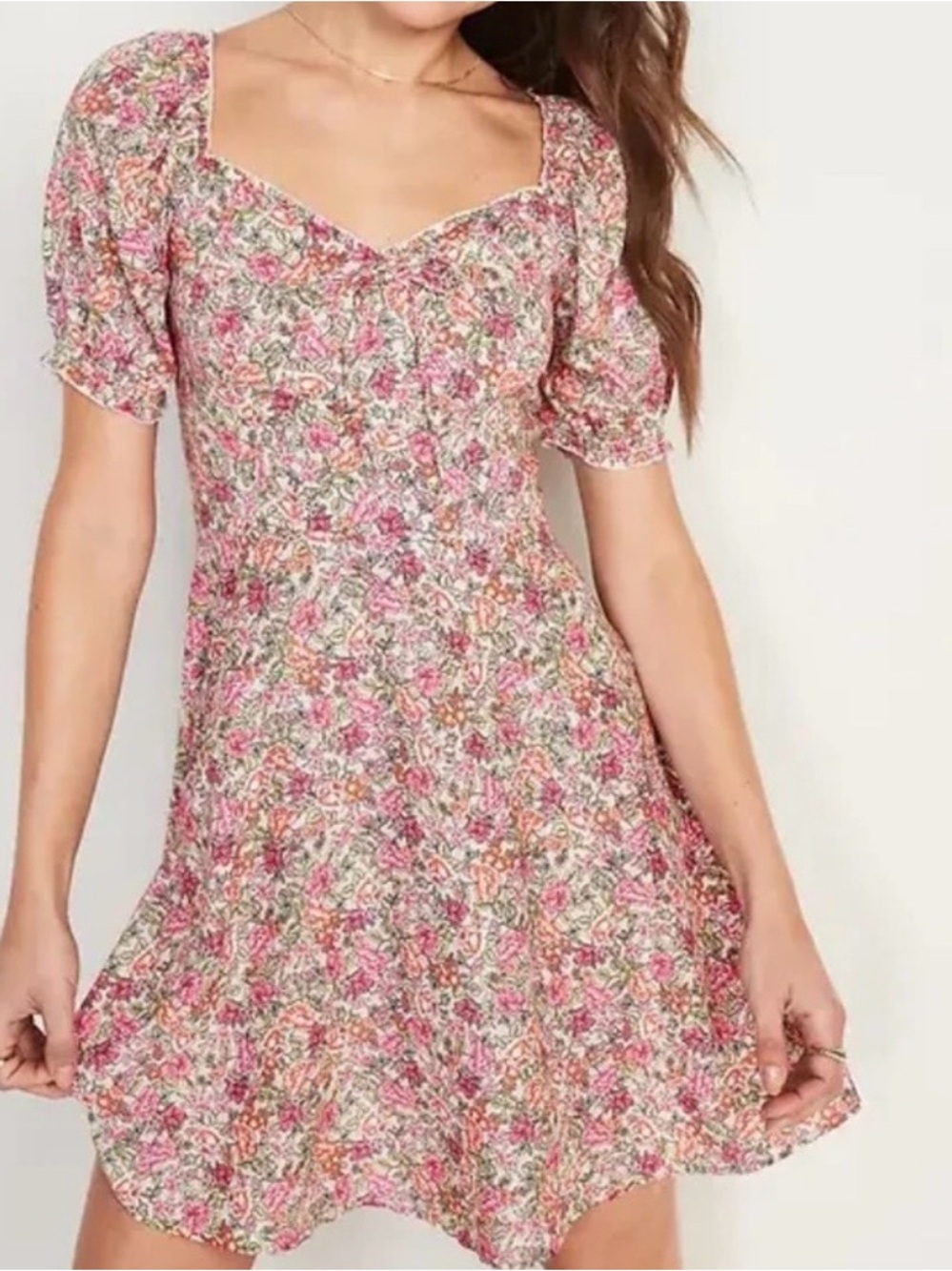 Old Navy Floral Summer Dress Size L